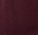 One Shoulder Satin Bow Crepe Gown In Bordeaux Glow 7