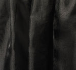 Long Sleeve Organza Collared Ankle Length Midi Dress In Black 6