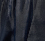 Long Sleeve Organza Collared Ankle Length Midi Dress In Midnight 6