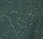 Rose Floral Beaded Blouson Halter Gown In Jade Stone 6