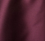 Beaded Collar Mikado Fit And Flare High Low Gown In Pinot Noir 6