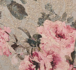 Strapless Floral Matelasse Column Gown In Slate Blush Multi 7