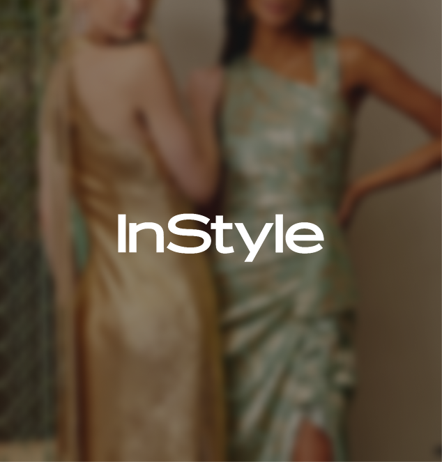 Adrianna Papell dress mention on Instyle