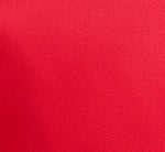 Crepe Back Satin Midi Dress With Flutter Sleeves In Chateau Red 6