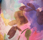 Multicolor Metallic Floral Print Jacquard High Low Gown With Pockets In Pink Multi 6