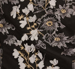 Sleeveless Embroidered A Line Gown In Grey Multi 6