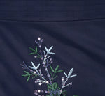 Off Shoulder Sequin Embroidery Mermaid Gown In Navy 6