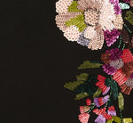 Sleeveless Sequin Flower Sheath Midi Dress In Black 7