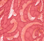 Beaded Halter Midi Sheath Dress In Summer Rose 6