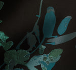 Sleeveless Metallic Floral Jacquard Gown In Black Teal 6