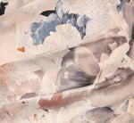 One Shoulder Floral Jacquard Ruffle Gown In Blue Multi 6