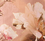 Off Shoulder Floral Jacquard Flounce Gown In Blush Multi 6