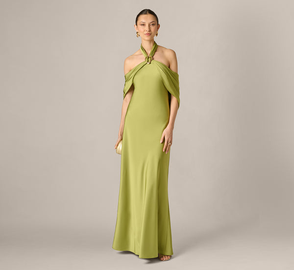classic halter dress Miller Denim Halter Midi Dress - Classic Blue main image 1