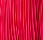 Pleated Chiffon Hardware Halter Gown In Pink Cherry 7