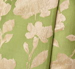Strapless Draped Floral Jacquard Column Gown In Fern 6