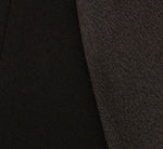 Knit Crepe Long Sleeve Blazer Dress With Feather Trim In Black 6