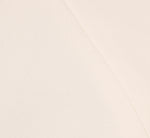 Plus Size Knit Crepe Long Sleeve Blazer Dress With Feather Trim In Ivory 6