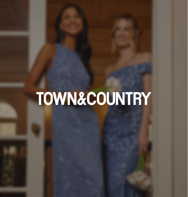 Adrianna Papell dress mention on Town&Country