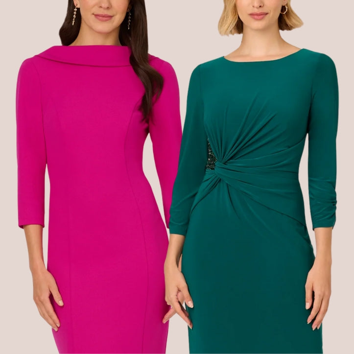 Boat Neck Dress Guide: Flattering Outfit Ideas - Adrianna Papell Boat Neck Dress Guide: Flattering Outfit Ideas - Adrianna Papell