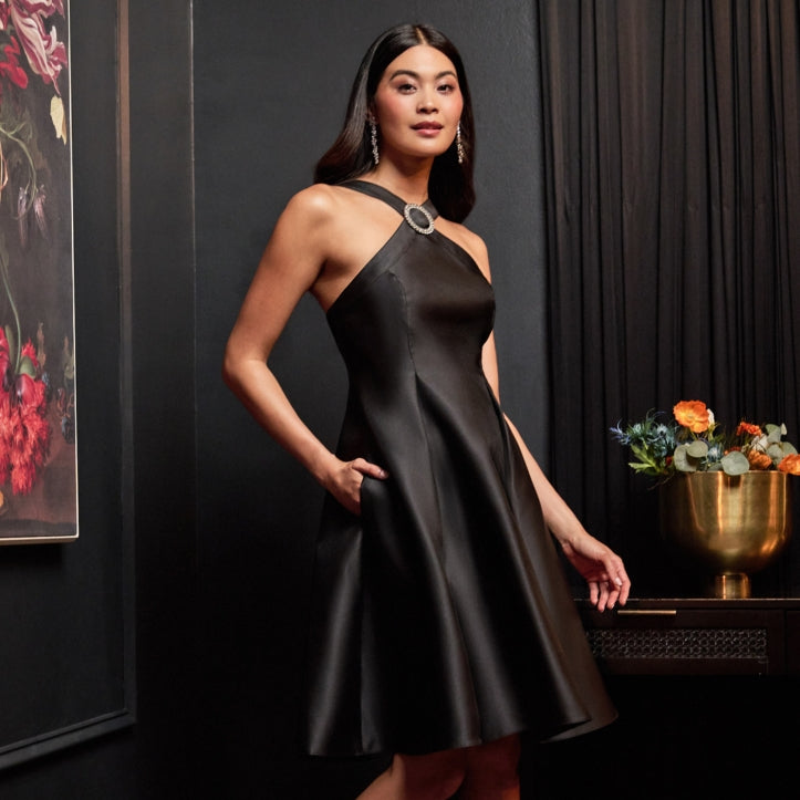 Halter Cocktail Dress Guide: Halter Neck Styles - Adrianna Papell Halter Cocktail Dress Guide: Halter Neck Styles - Adrianna Papell