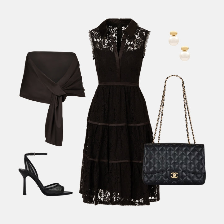 monochrome theme party dress Coast Women's Monochrome Bow Detail Maxi Dress