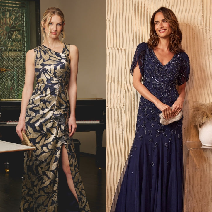 Navy Mother of the Bride Dress Guide: Attire Ideas - Adrianna Papell Navy Mother of the Bride Dress Guide: Attire Ideas - Adrianna Papell