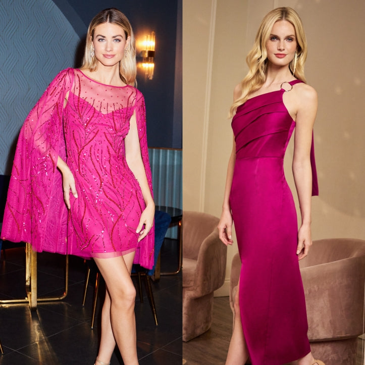 Pink Bachelorette Party Dresses & Outfit Ideas - Adrianna Papell Pink Bachelorette Party Dresses & Outfit Ideas - Adrianna Papell