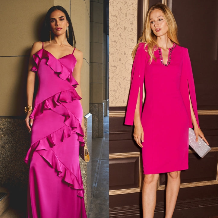 Pink Valentine's Day Dress Guide: Outfit Ideas - Adrianna Papell Pink Valentine's Day Dress Guide: Outfit Ideas - Adrianna Papell