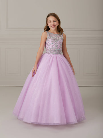 Sleeveless Tulle Hand-Beaded A-Line Dress 1