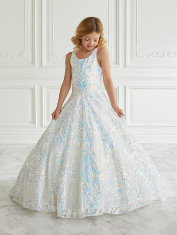Liquid Sequins A-Line Gown 1