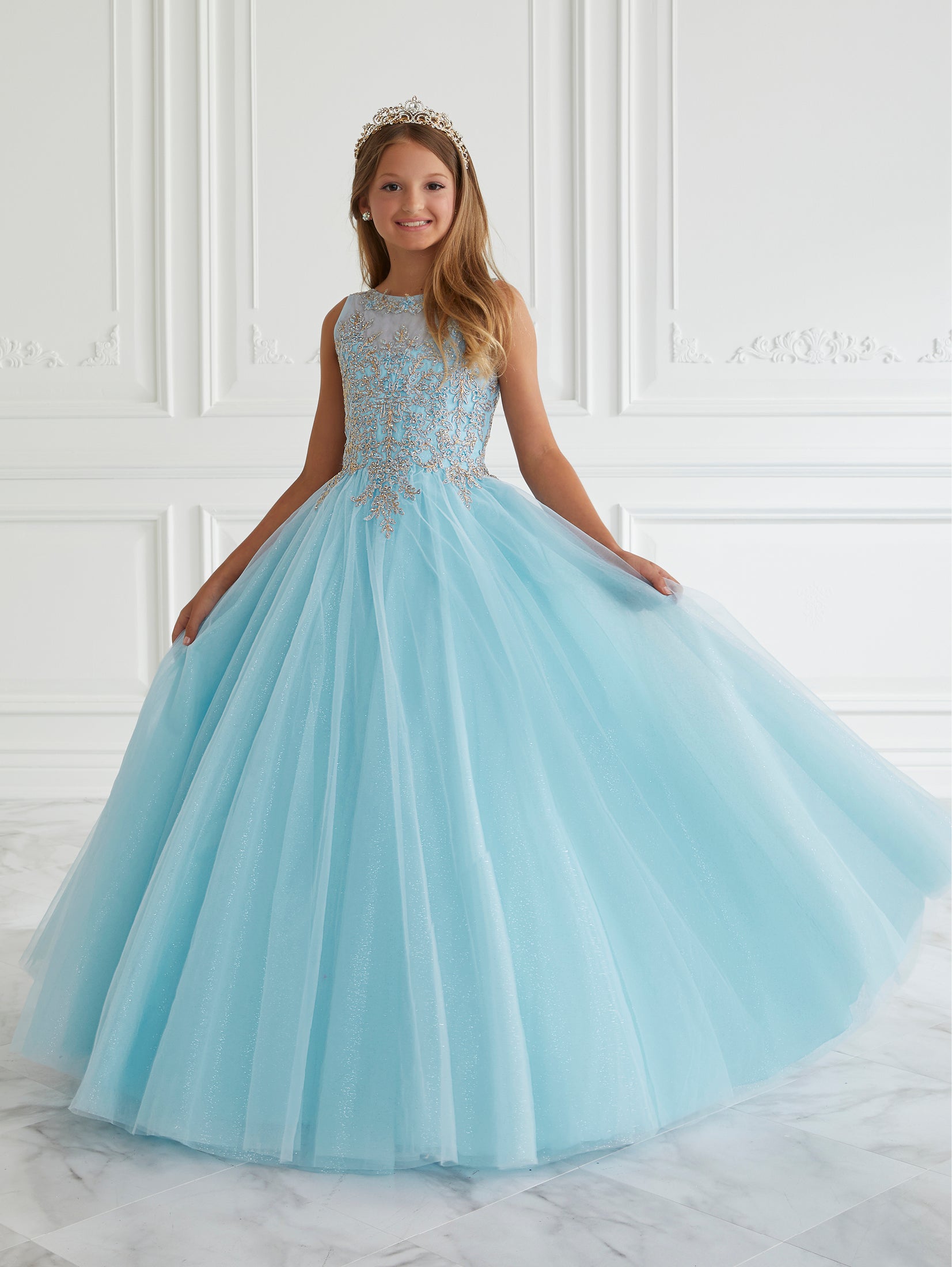Lace and Tulle A-Line Gown 1