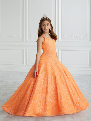 Hand-Sequined A-Line Gown 1