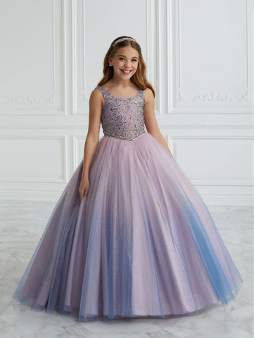 Hand-Beaded and Ombre Tulle Gown 1