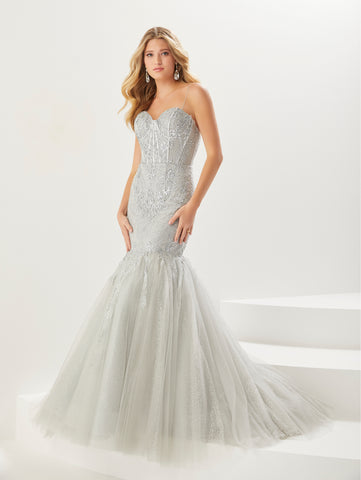 Glitter and Tulle Mermaid Gown 1