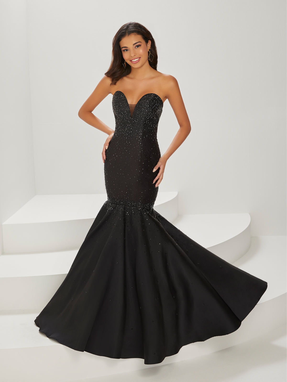 Mikado and Stone Mermaid Gown