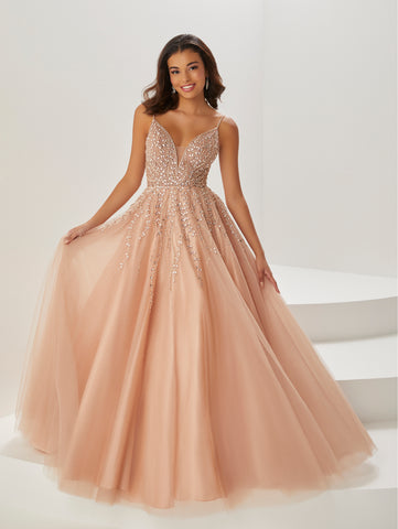 Beaded and Tulle Gown 1