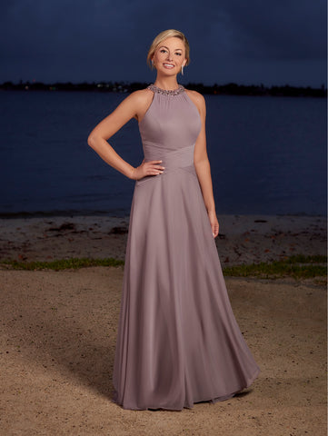 Jeweled Halter Gown 1