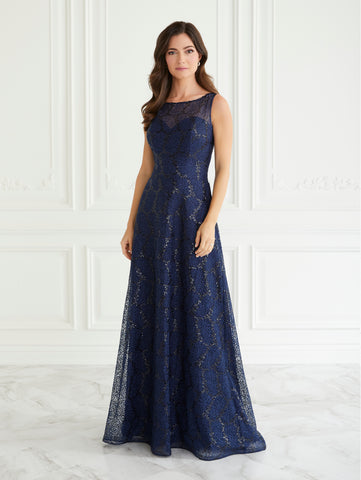 Illusion Lace Gown 1