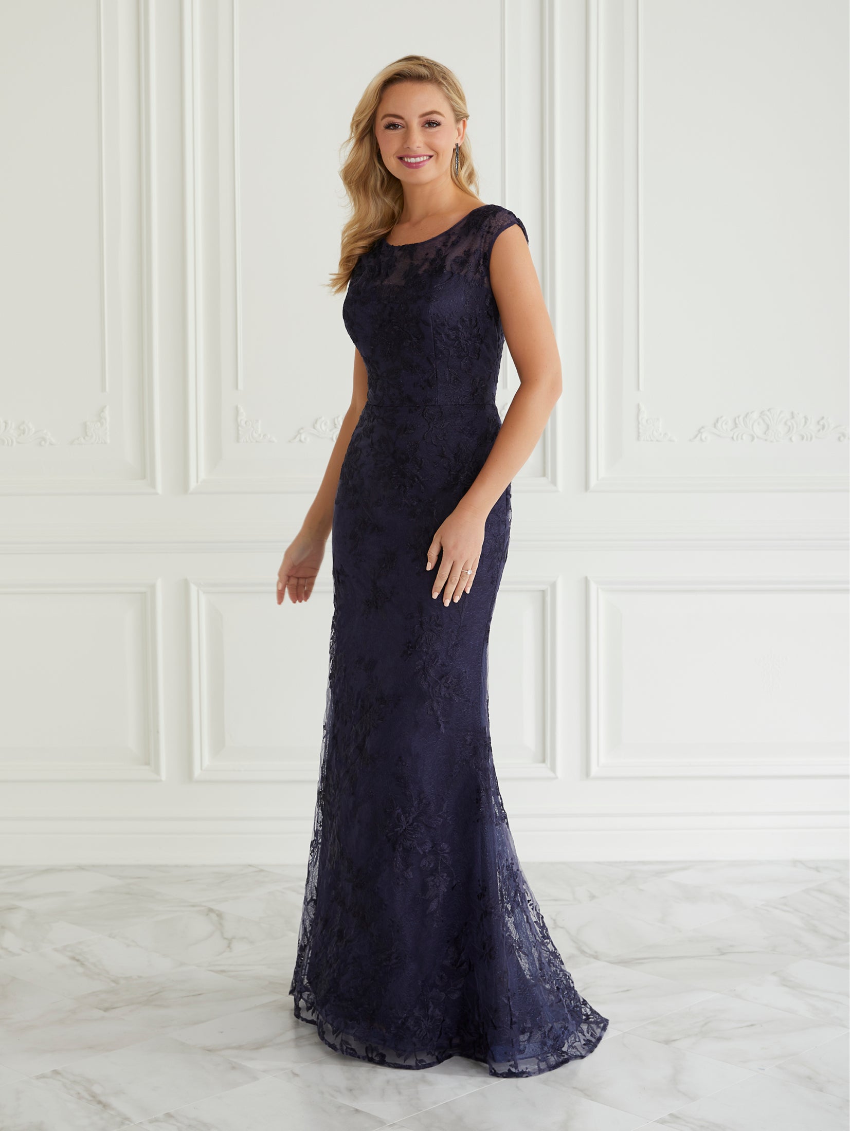 Illusion Lace Gown 1