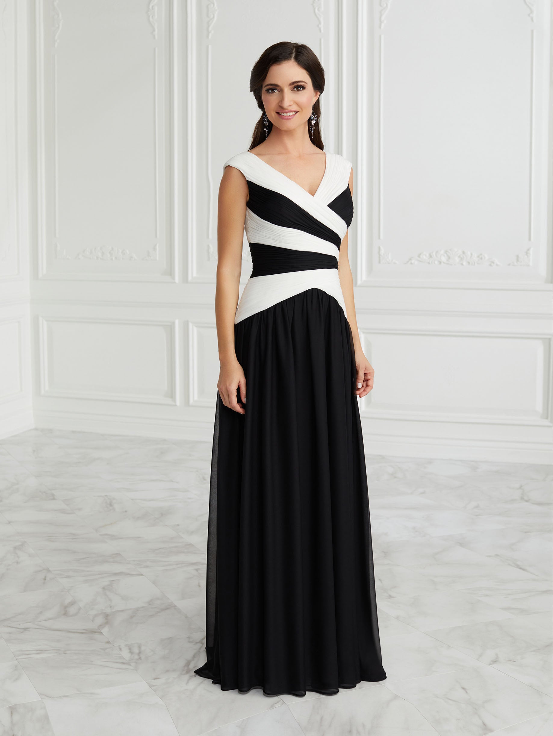Chiffon A-Line Gown 1