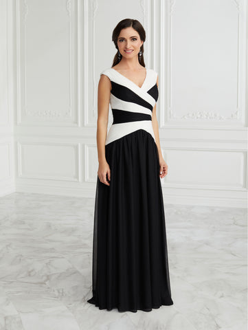 Chiffon A-Line Gown 1