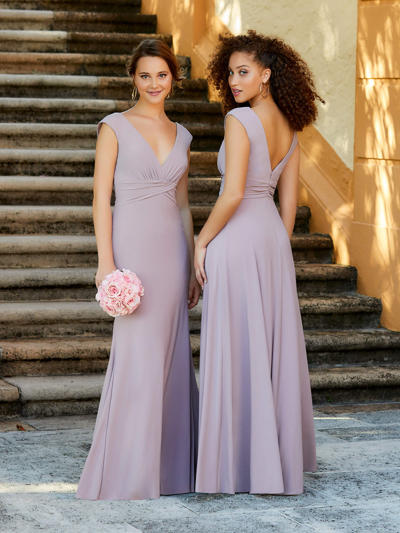 Open-Neckline Refined Jersey Fit-and-Flare Dress 1