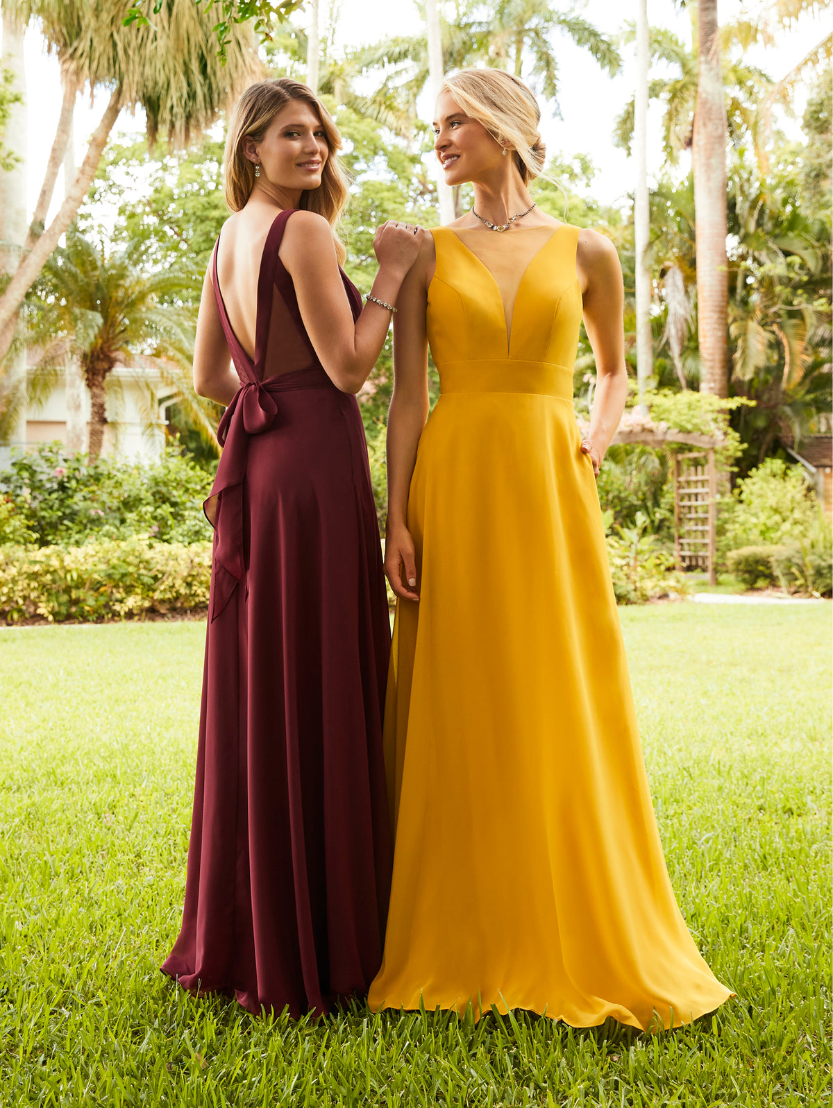 Chiffon and Tulle Gown