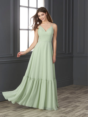 Chiffon Sweetheart Neckline A-Line Gown 1