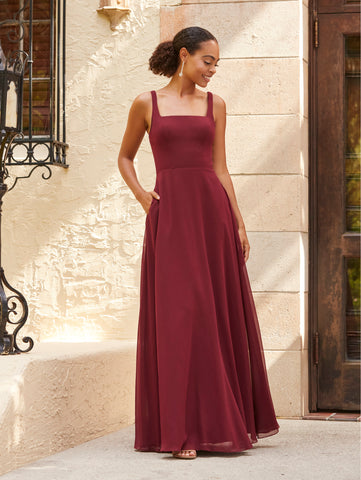 Chiffon A-Line Gown 1