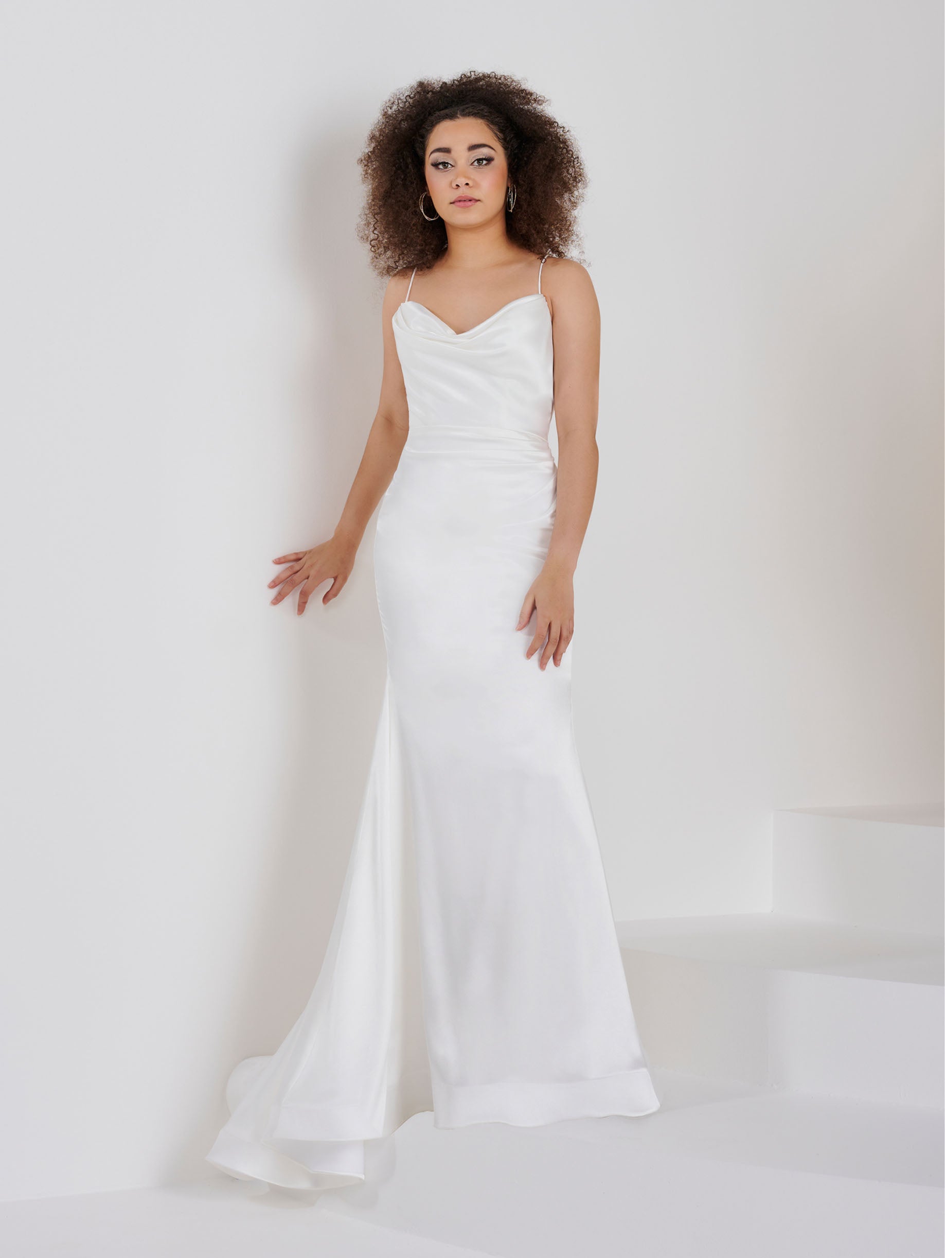 Cowl Neck Sheath Gown 1