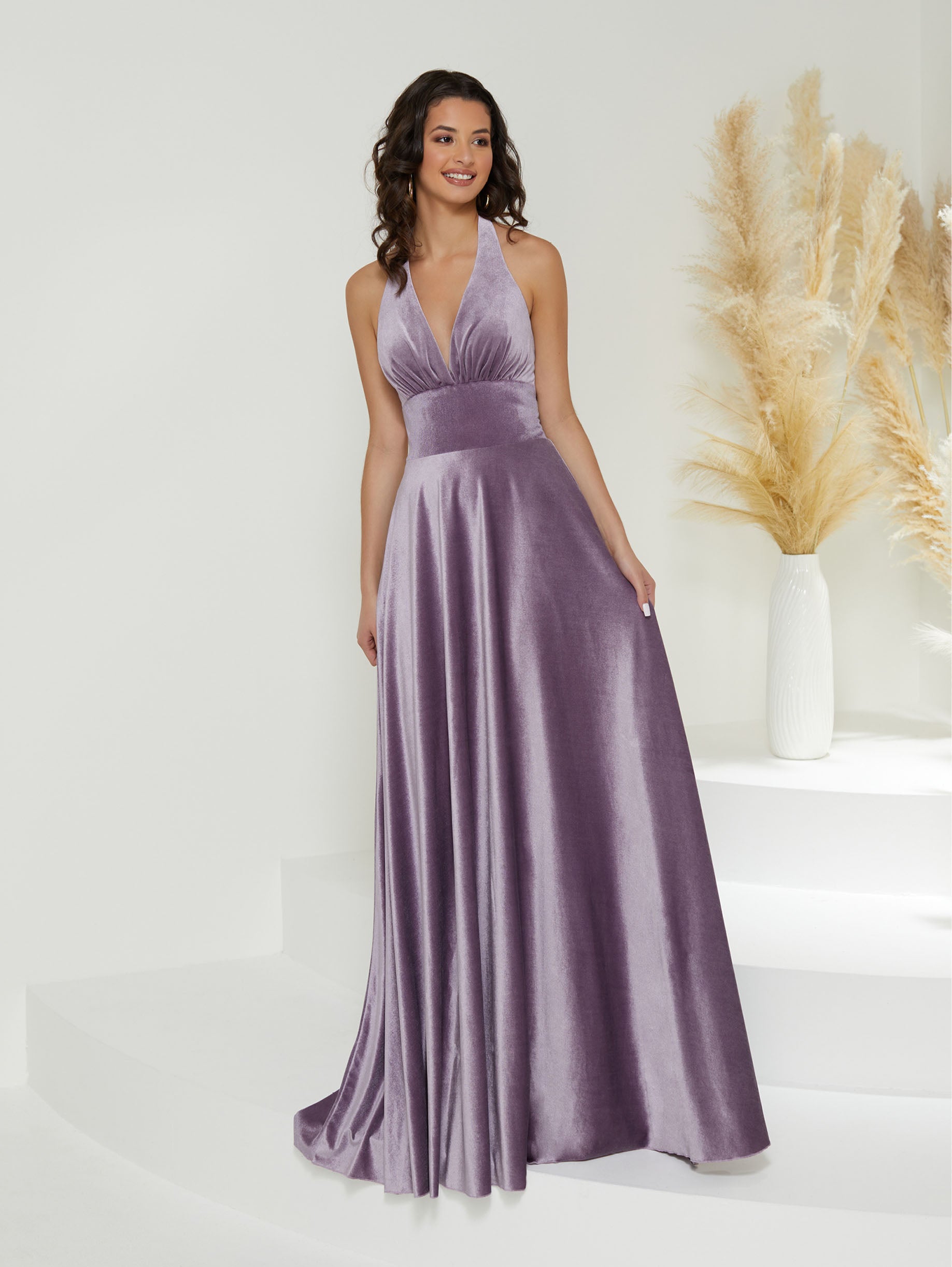 Halter A-Line Gown 1