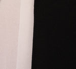 Plus Size Colorblock Jumpsuit With Skirt Overlay In Black Ivory 6