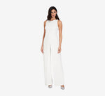 Sleeveless Asymmetrical Jumpsuit In Ivory 4