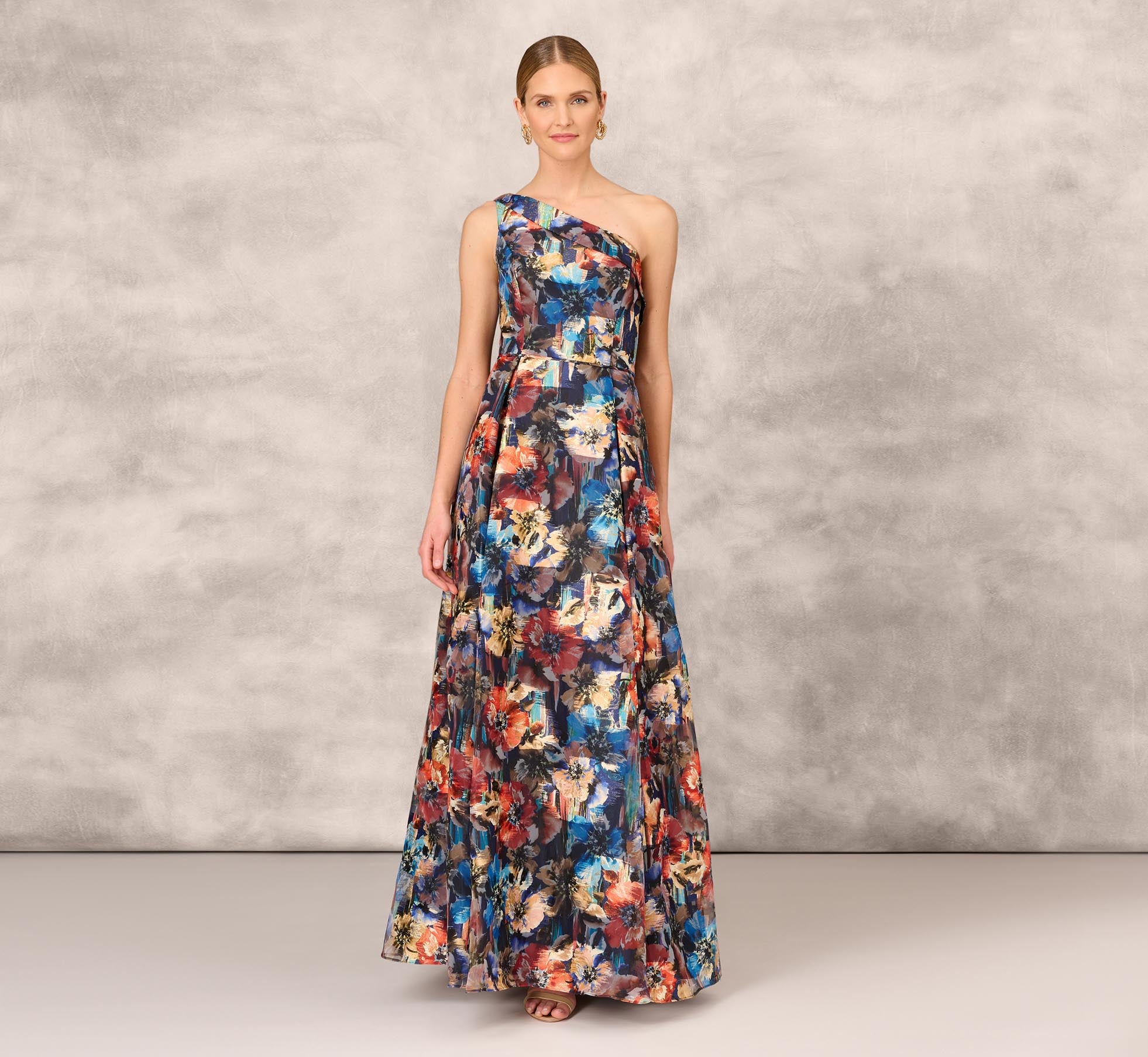 Buy FTBY Print Prom Dress Satin Evening Gowns Women With Pockets Ball Gown  Online at desertcartINDIA